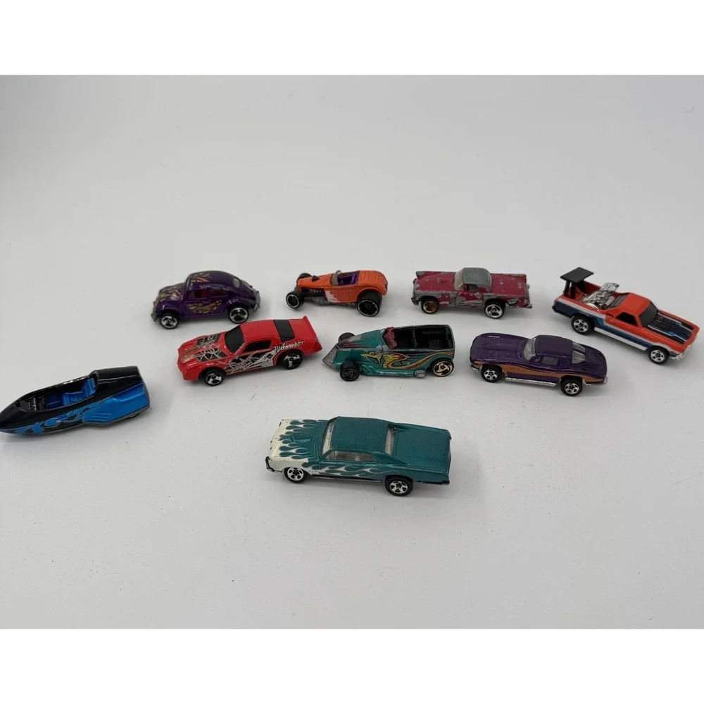 Vintage Hot Wheels Diecast Car Lot Of 9 Mattel‎ 1970s 1980s 1990s Toy Cars